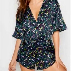 Victoria’s Secret Satin Floral Romper